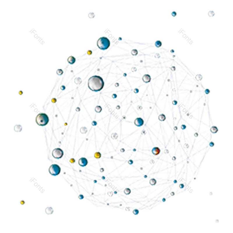 线条图片,科技感元素,粒子PNG,抽象免抠素材